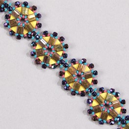 Kaleidoscope Tila Bracelet Crackle